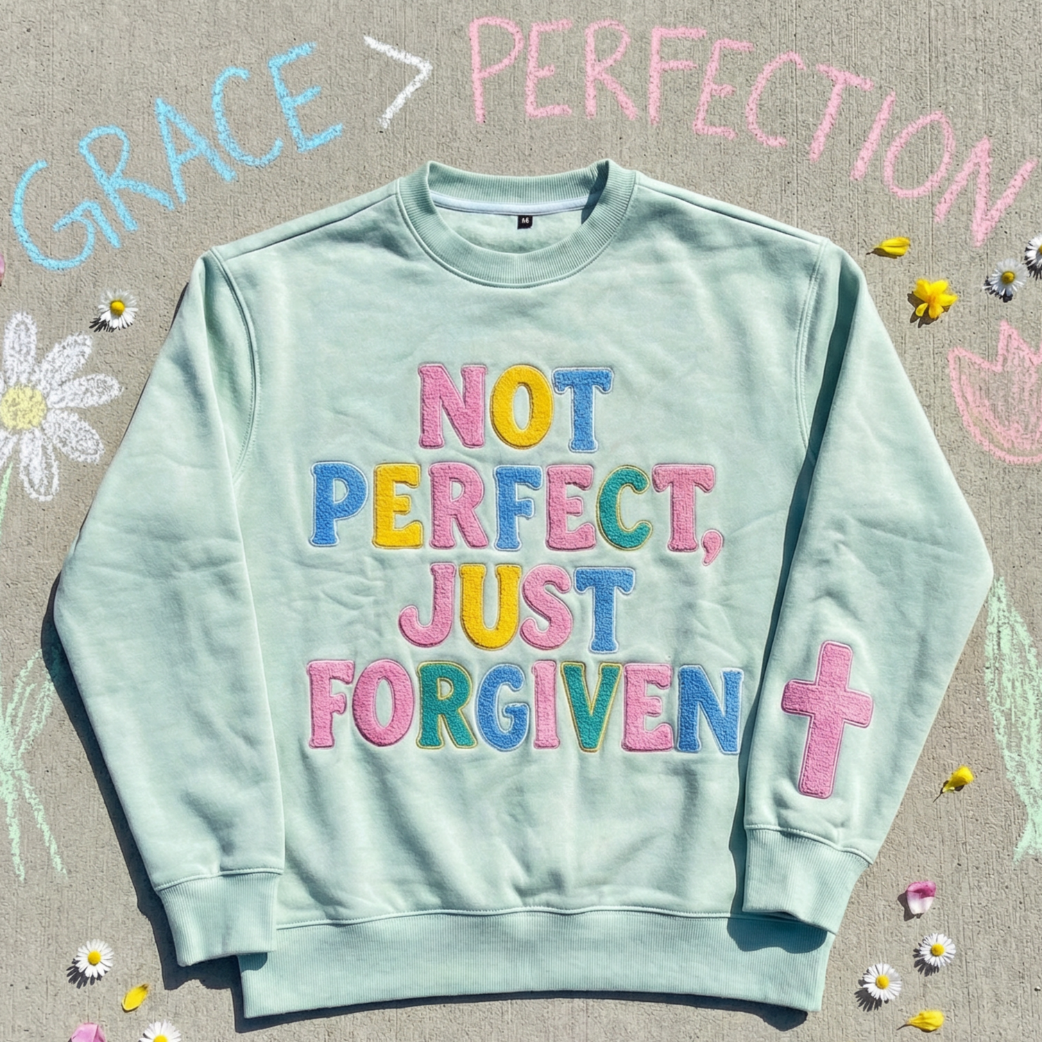 Not Perfect, Just Forgiven Crewneck
