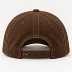 Saved by Jesus Leather-Look Patch Hat – Brown