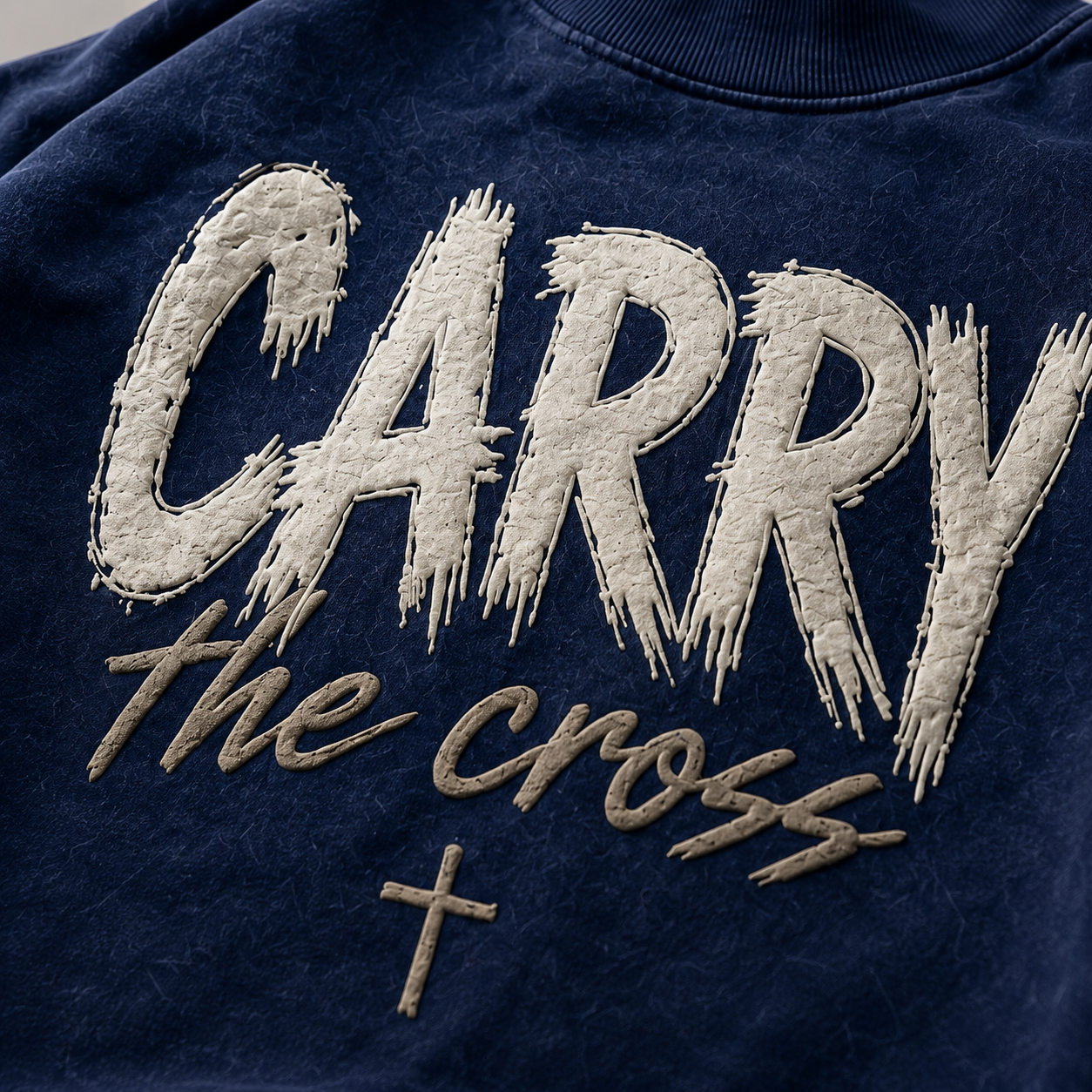 Carry the Cross Mock Neck
