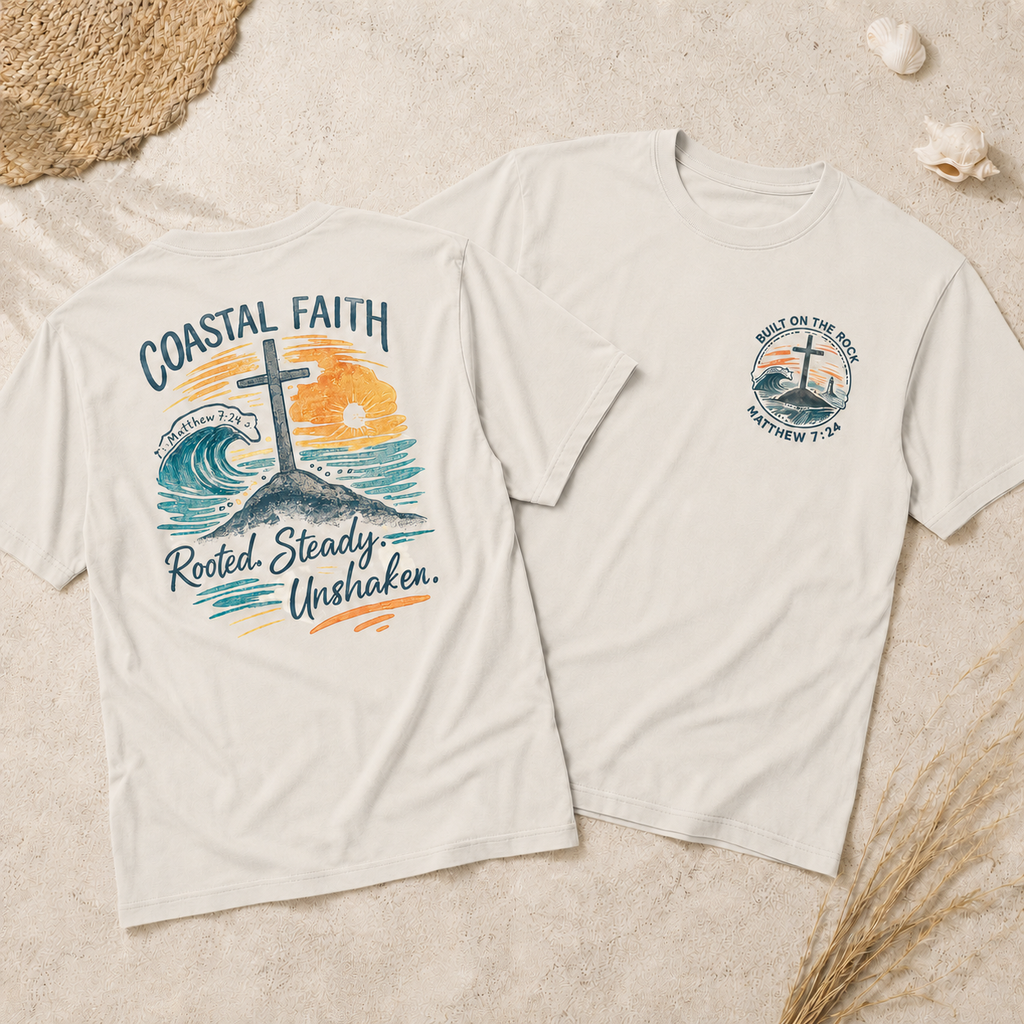 Coastal Faith Oversized Tee