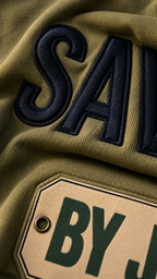 Saved by Jesus Olive Hoodie