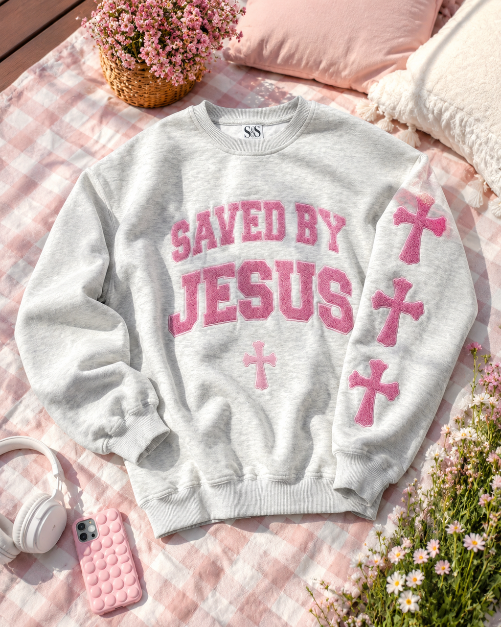 Daughter of Grace Chenille Sweater – Heather