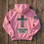 Saved by Jesus Hoodie — Pink