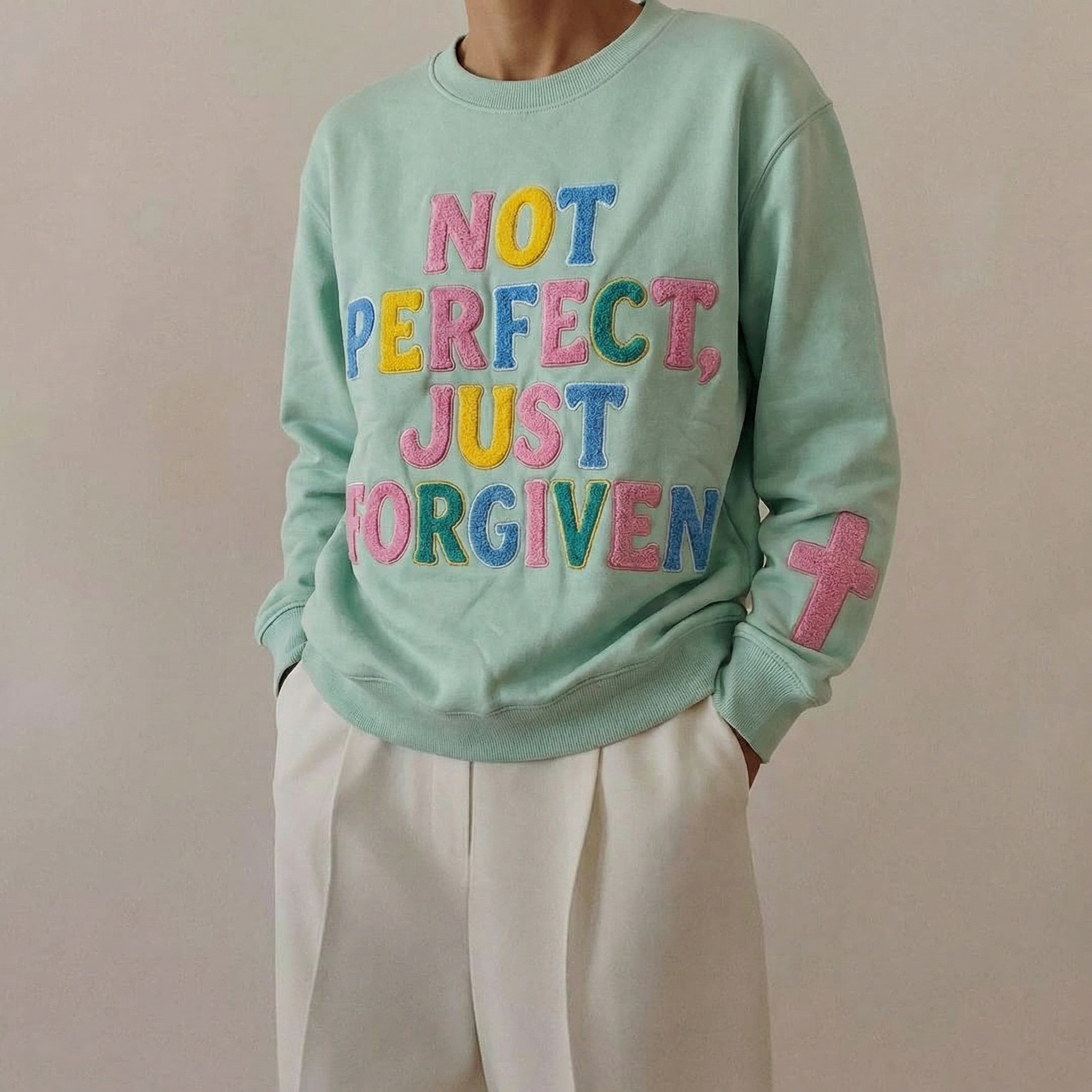 Not Perfect, Just Forgiven Crewneck