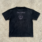 Broken Chains Tee – Washed Black / Grey