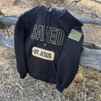 Chain breaker Hoodie – Black / Olive