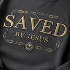 Redeemed Embroidered Crest Crewneck – Black