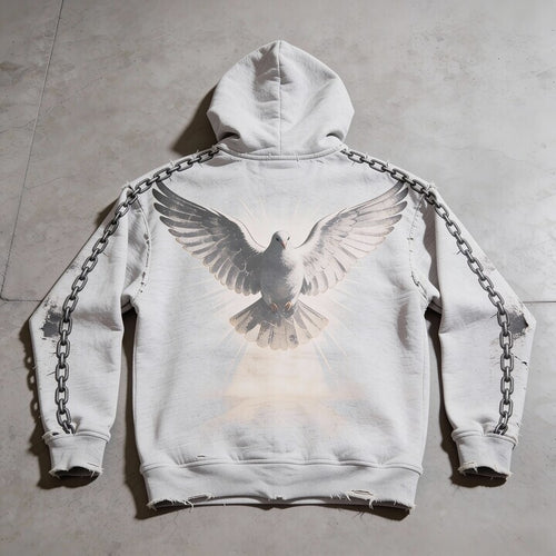 Free’d and Forged — Distressed Heavy Hoodie